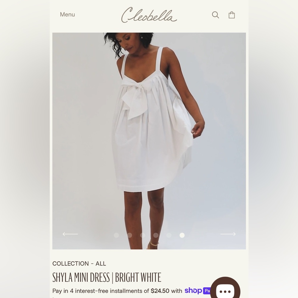 Cleobella Shyla Mini Dress-size small